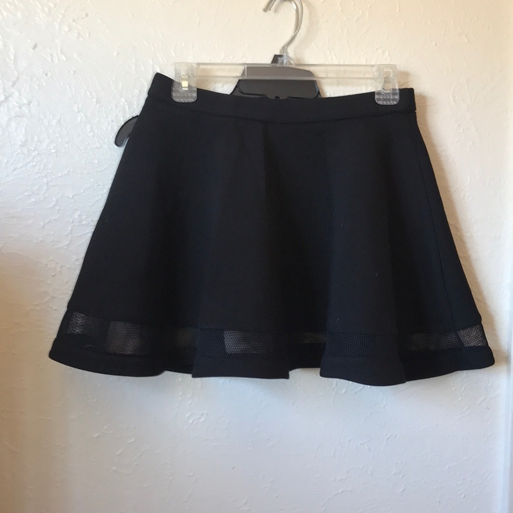 Black umbrella skirt